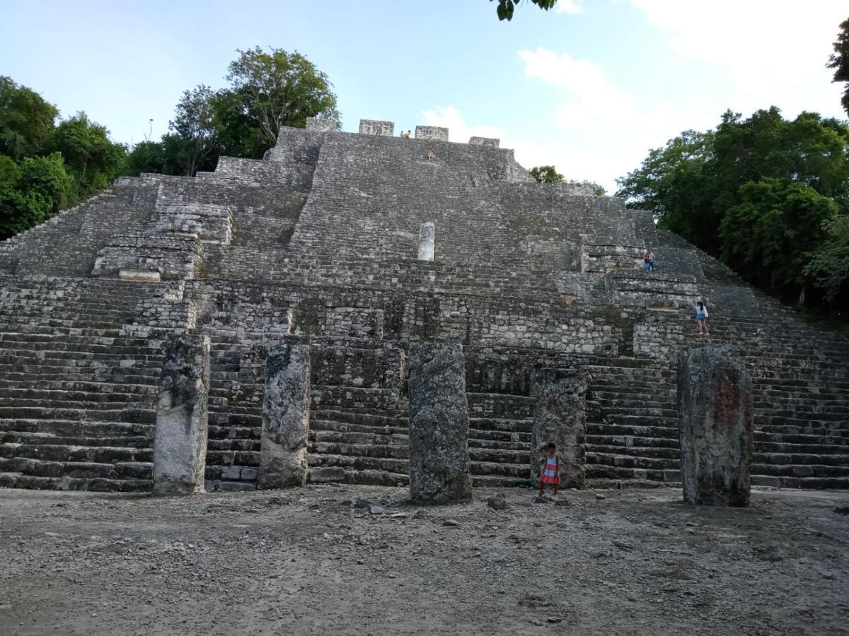 Cabanas Kukulkan Xpujil Bagian luar foto